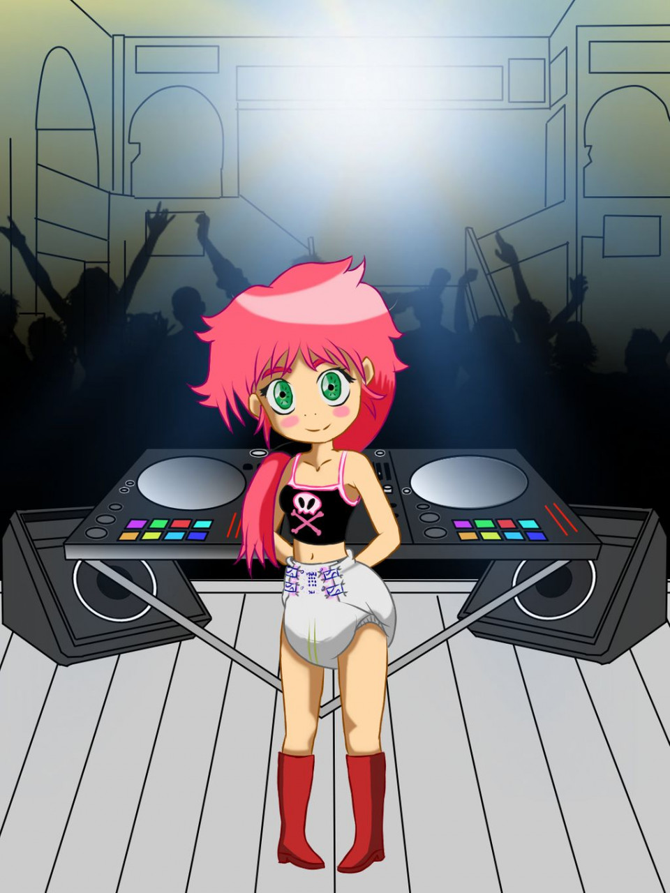 Aelita evening Subdigitals concert by BenJager -- Fur Affinity [dot] net