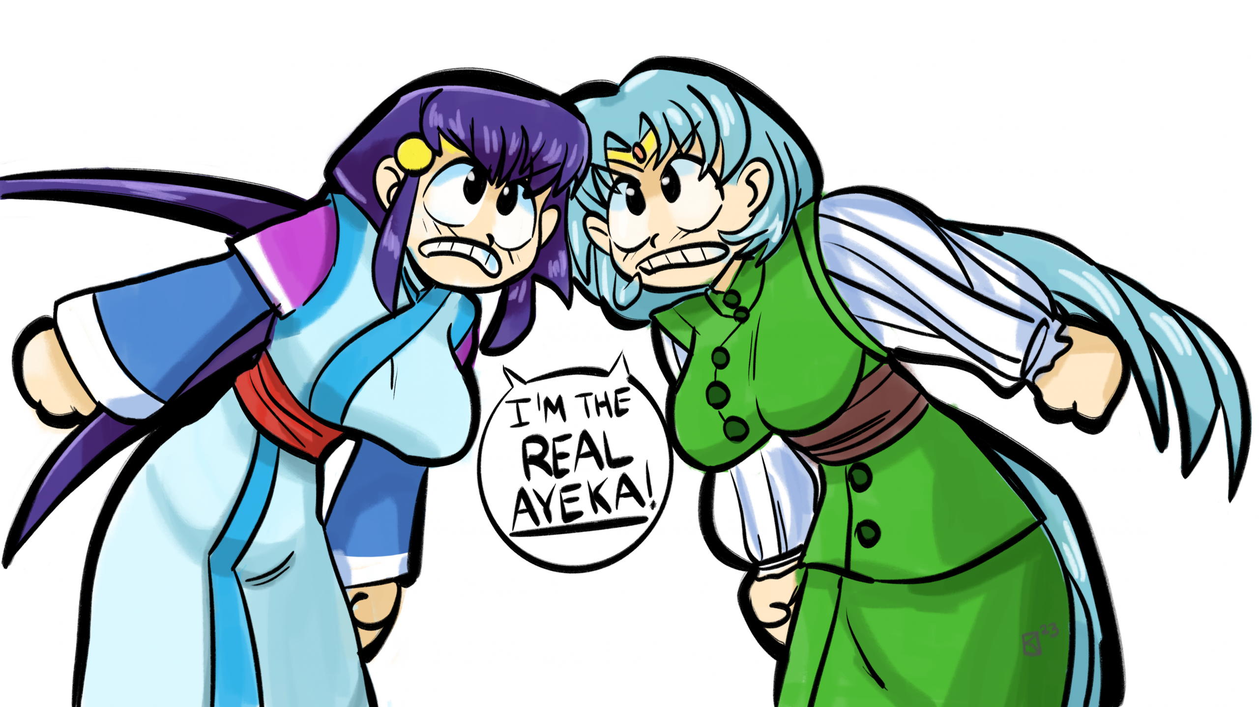 Will The Real Ayeka Please Stand Up By Berribyte -- Fur Affinity.