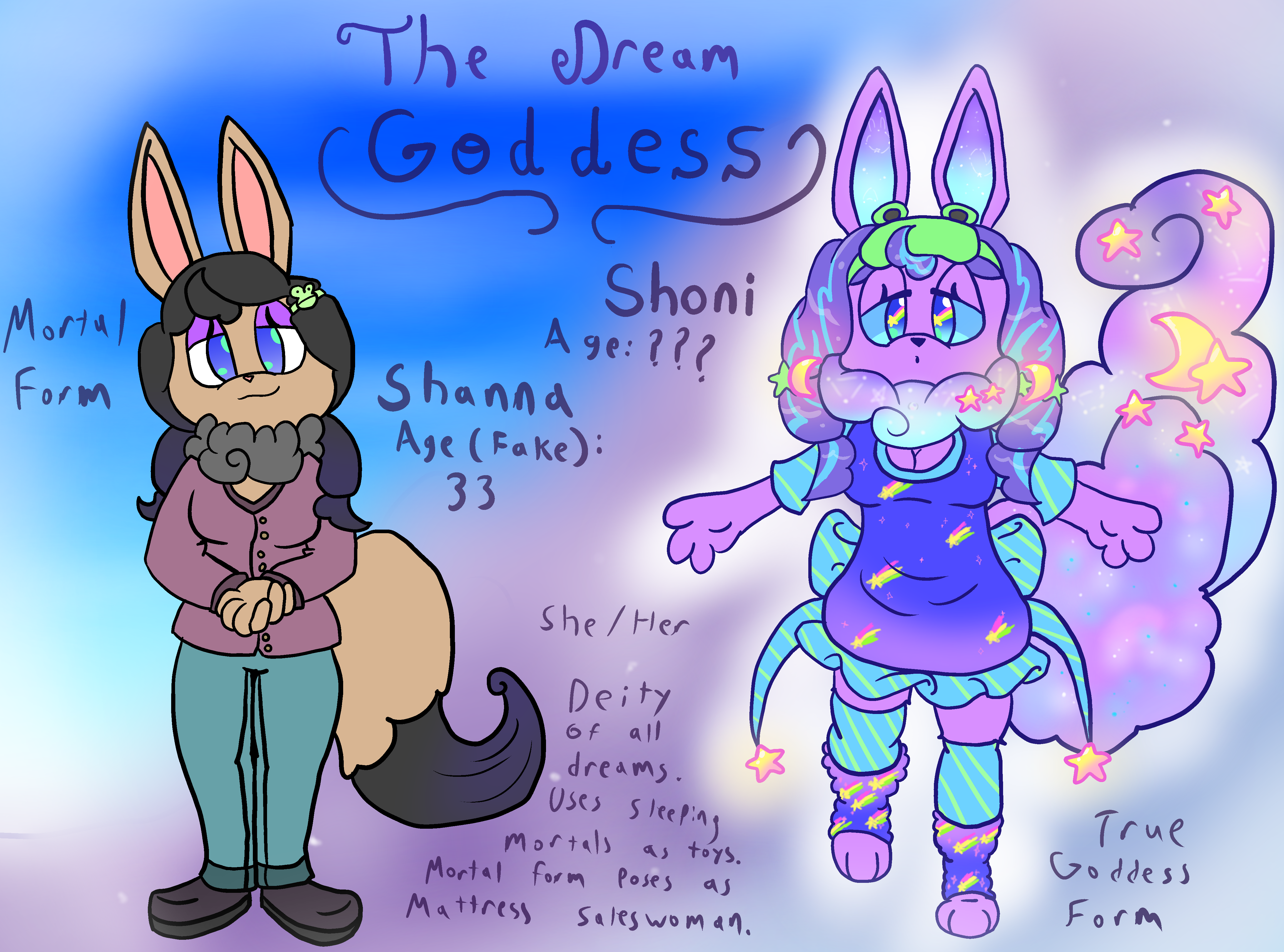 Dream Goddess ref! by BestgirlDucky -- Fur Affinity [dot] net