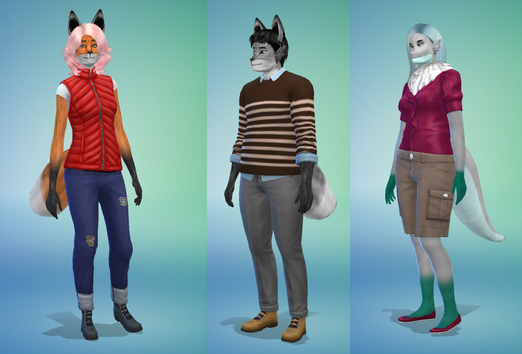 Sims 4 Furry CC Test by BetLa -- Fur Affinity [dot] net