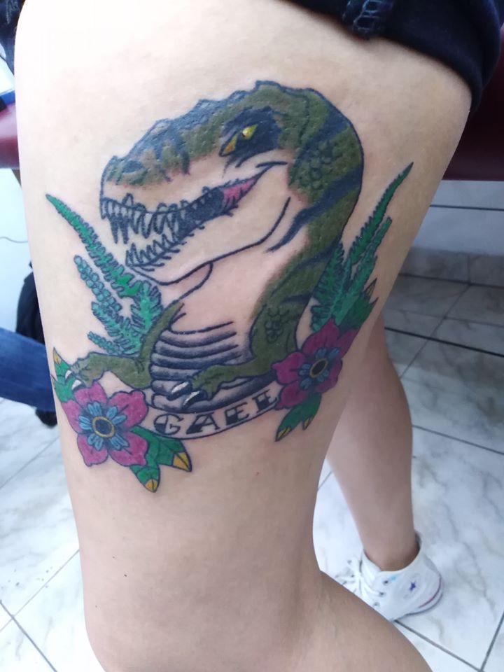 t rex tattoo by Beutelwolf Fur Affinity dot net