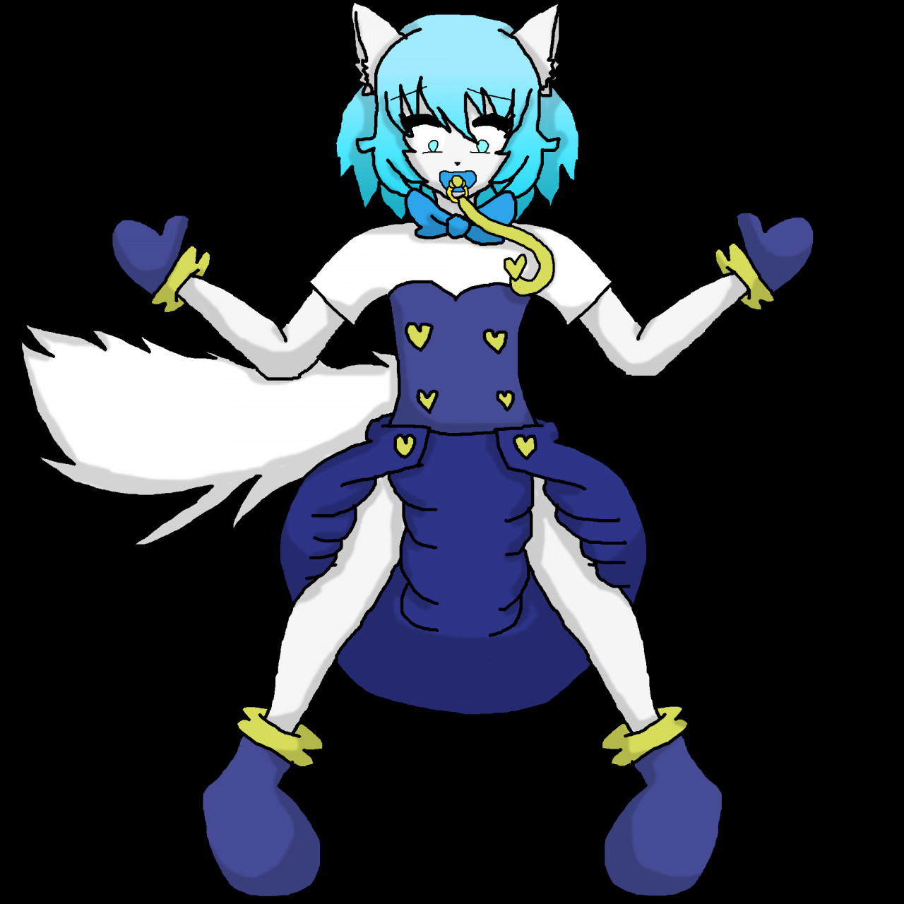 Wolfychu in Diapers V2 by BF3019 -- Fur Affinity [dot] net