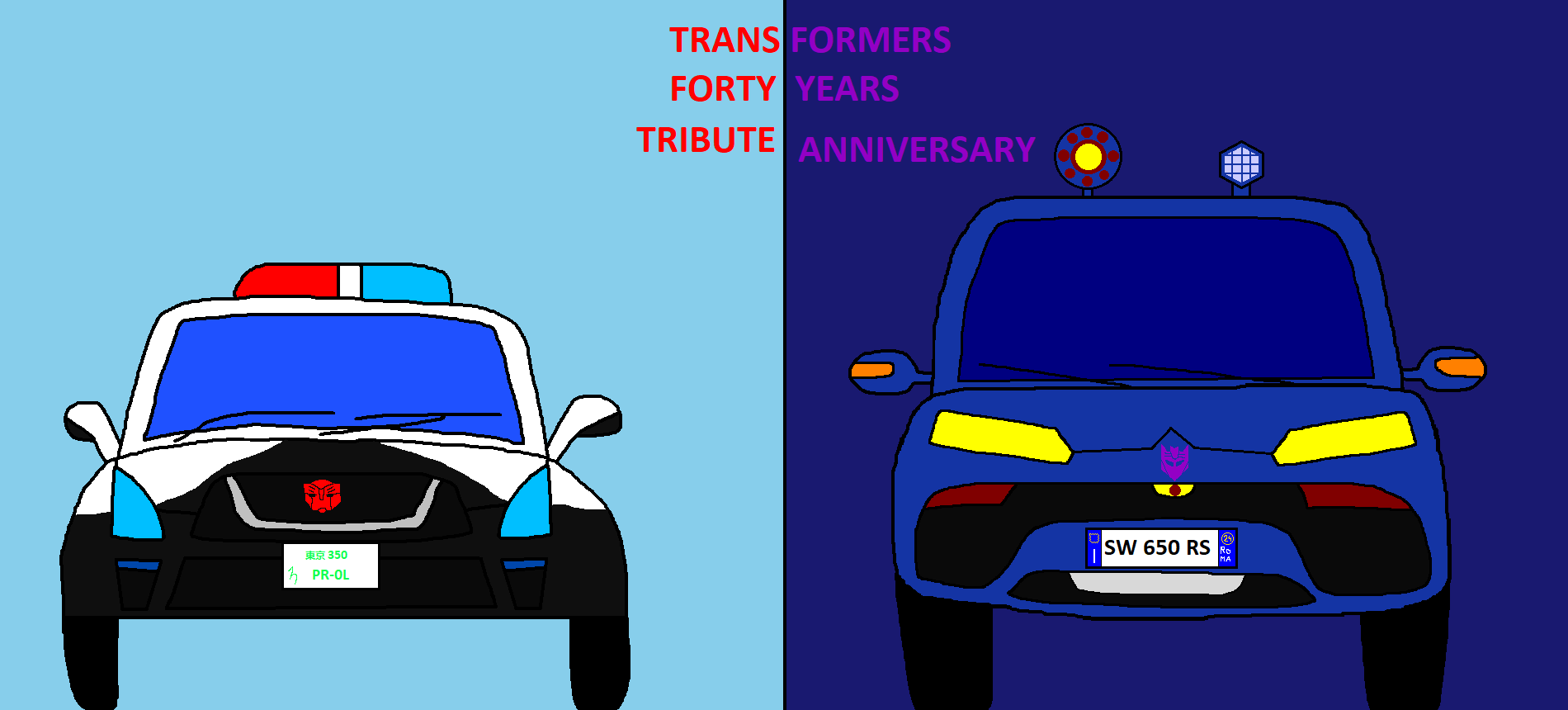 Transformers 40th Anniversary (Autobots vs Decepticons)