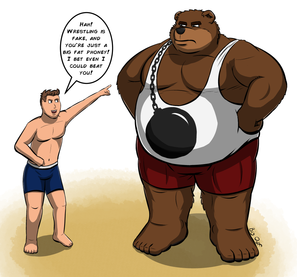 Men fat bear 