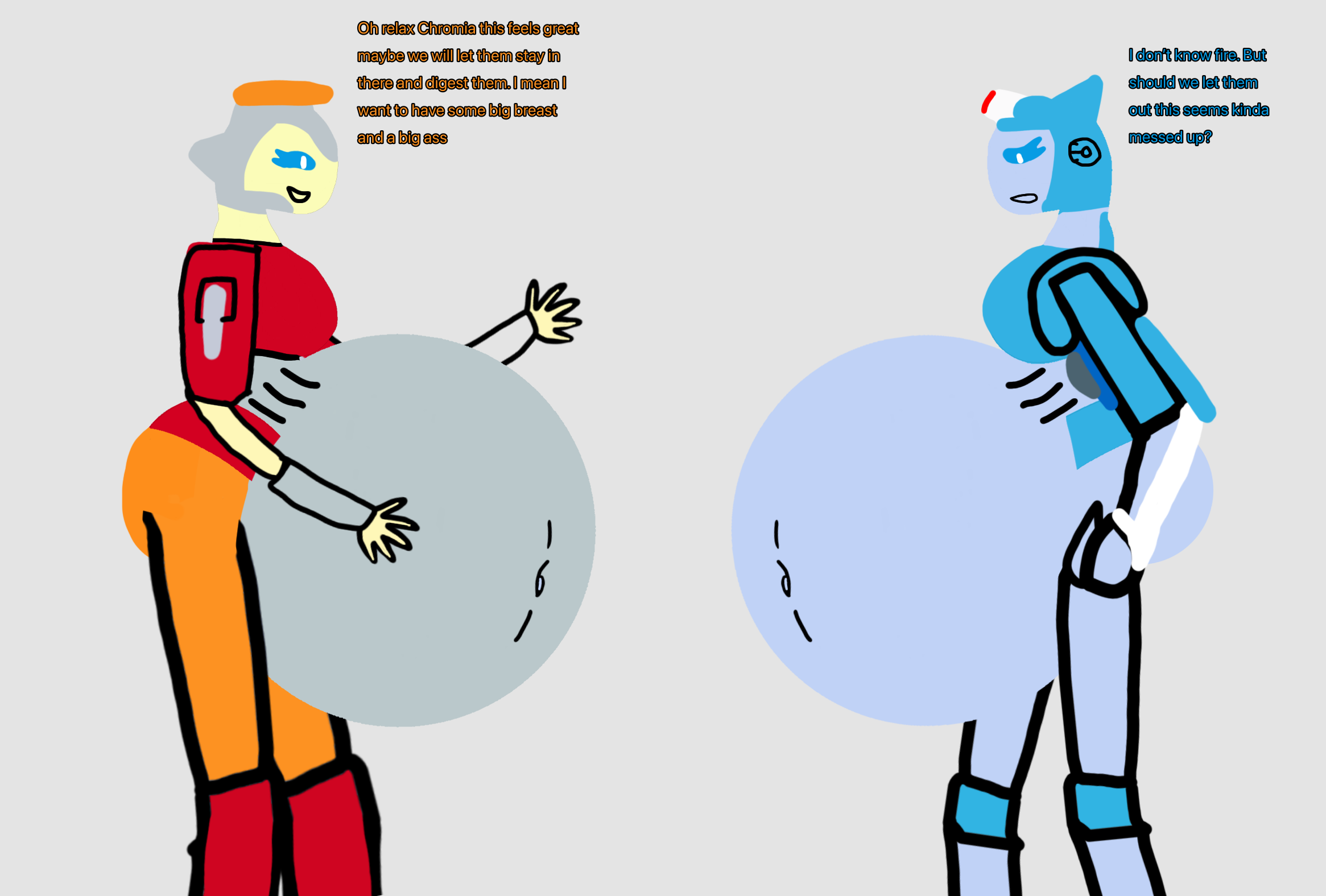 Fembots galore 5 firestar and Chromia ate two cons by BigbelliedDino7789 --  Fur Affinity [dot] net