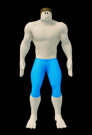 Muscular roblox character