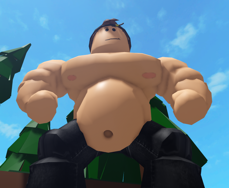 My roblox avatar getting buff man by Genesissalfana on DeviantArt