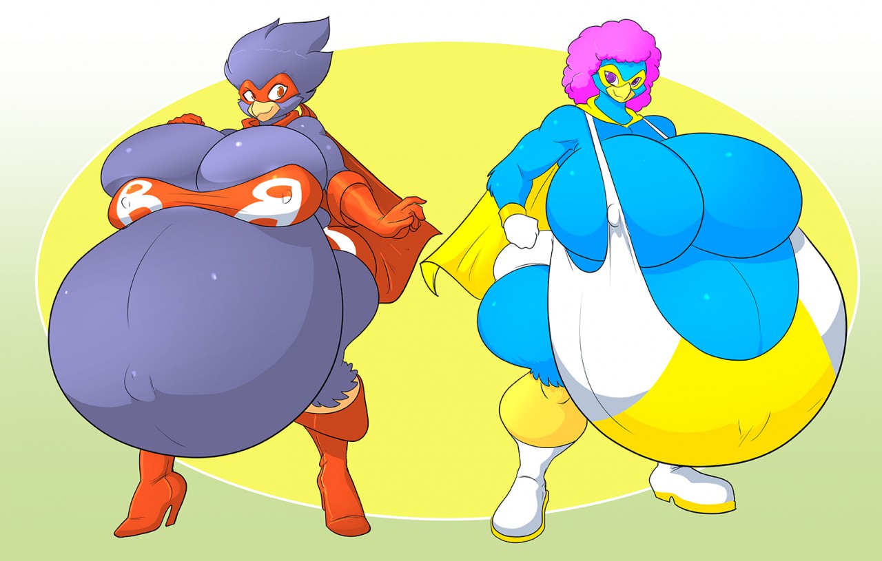 OC: Busty Mamas to the Rescue! by BigBellyBirdy -- Fur Affinity [dot] net