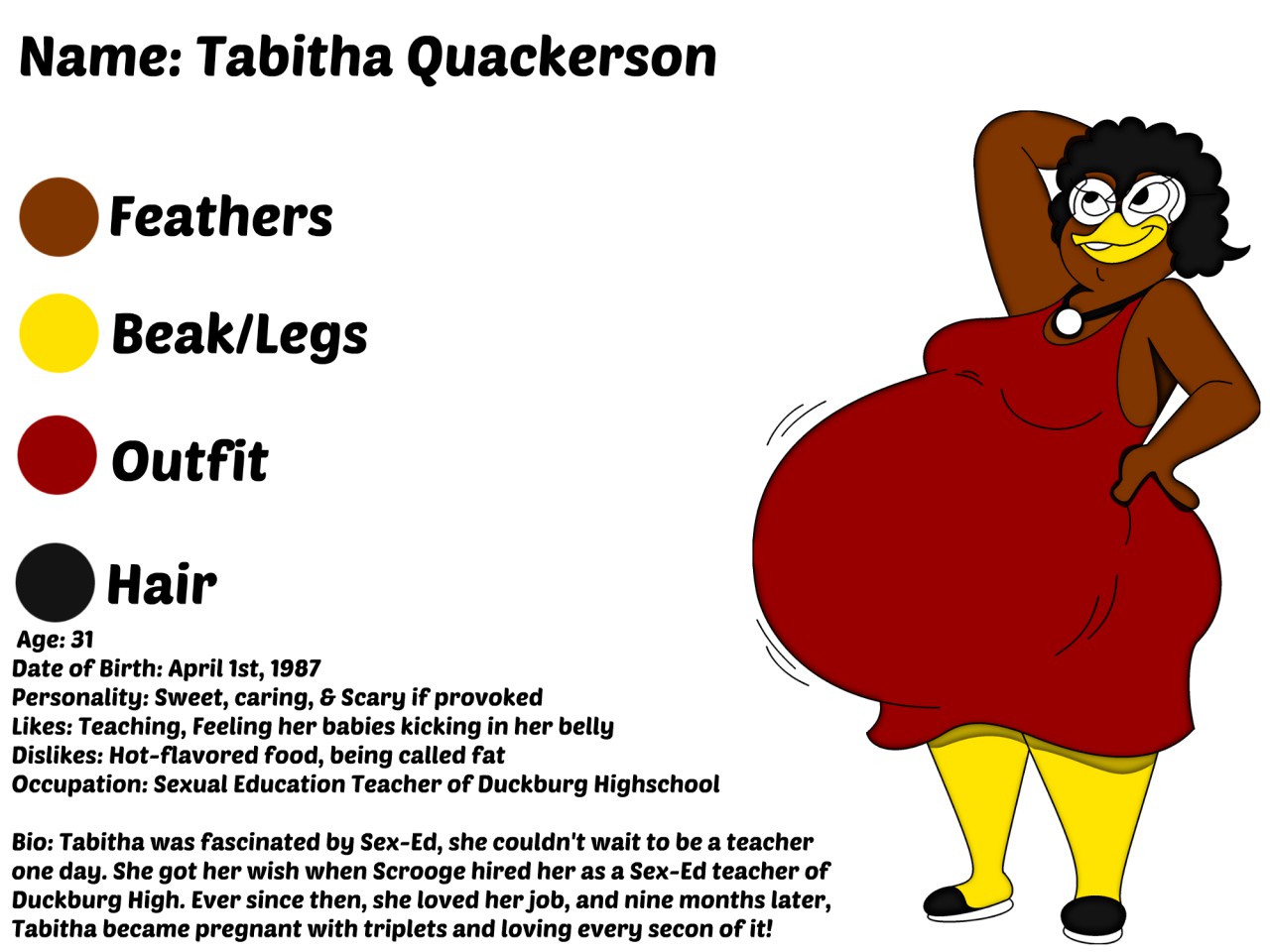 Mrs. Tabitha Quackerson by BigBellyBirdy -- Fur Affinity [dot] net