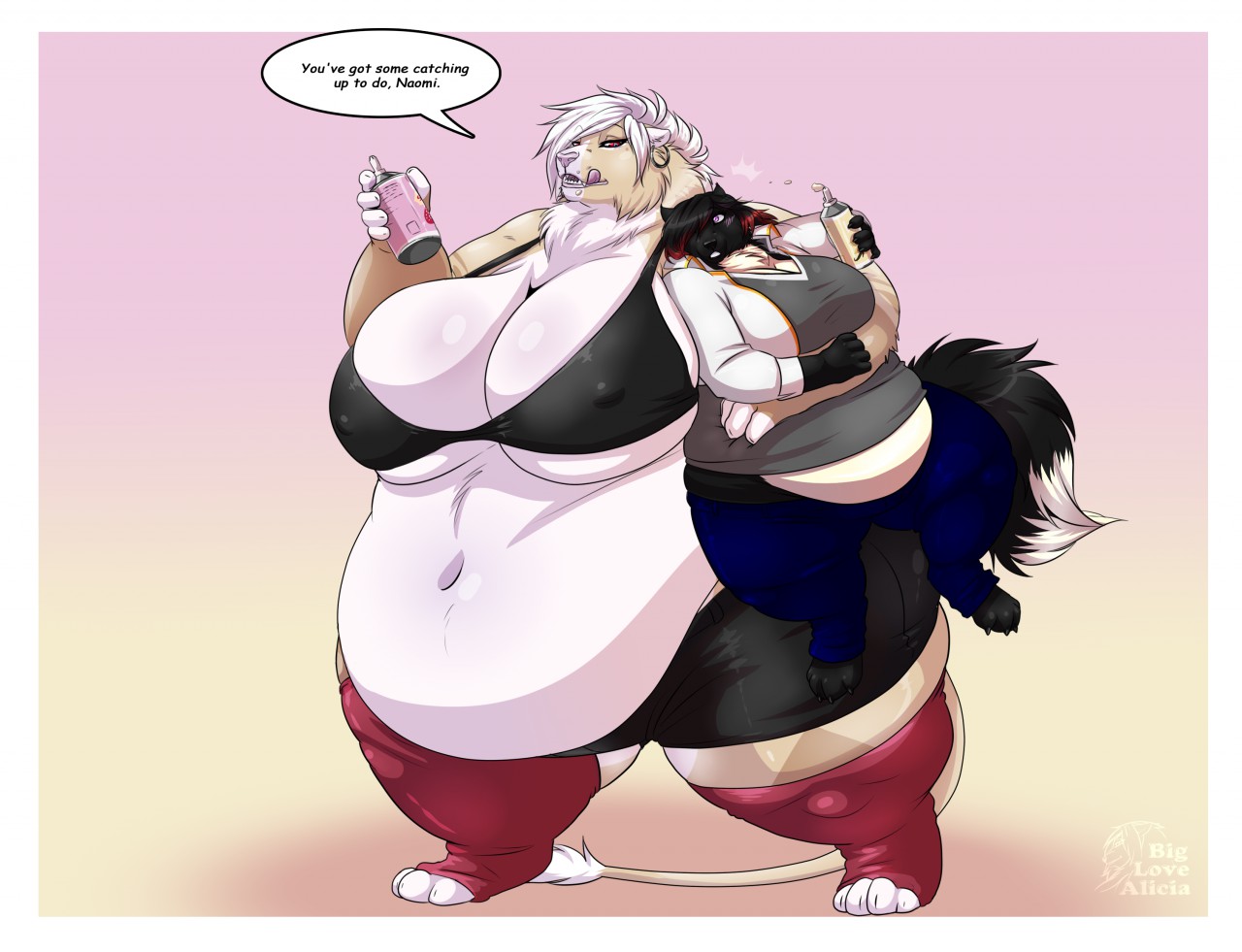 Zula weight gain part 3 :bids for part 4 CLOSED: by BigLoveAlicia -- Fur  Affinity [dot] net