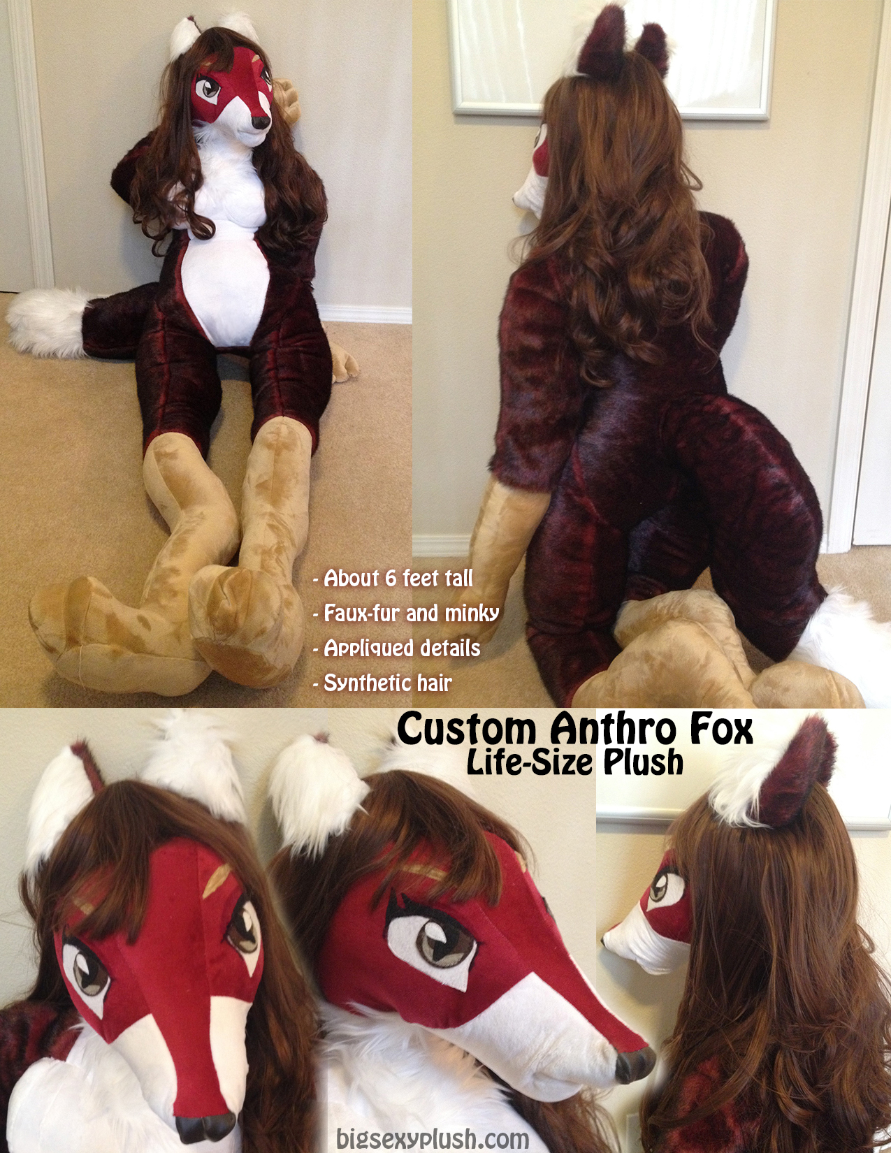 Anthro Fox Custom Plush by BigSexyPlush -- Fur Affinity [dot] net