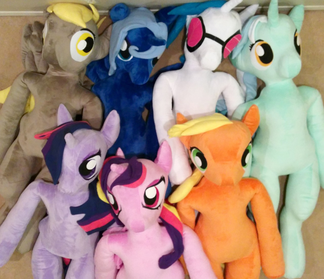 anthro pony plush