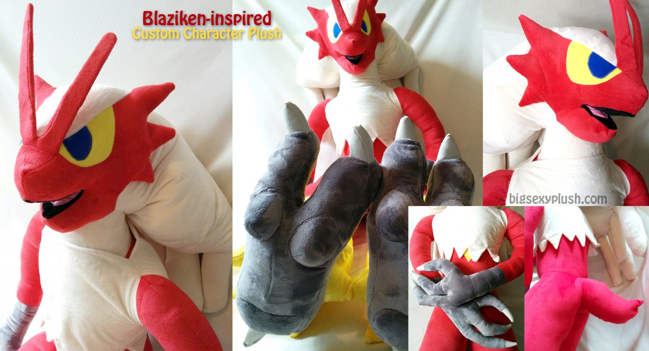 Blaziken cheap stuffed animal