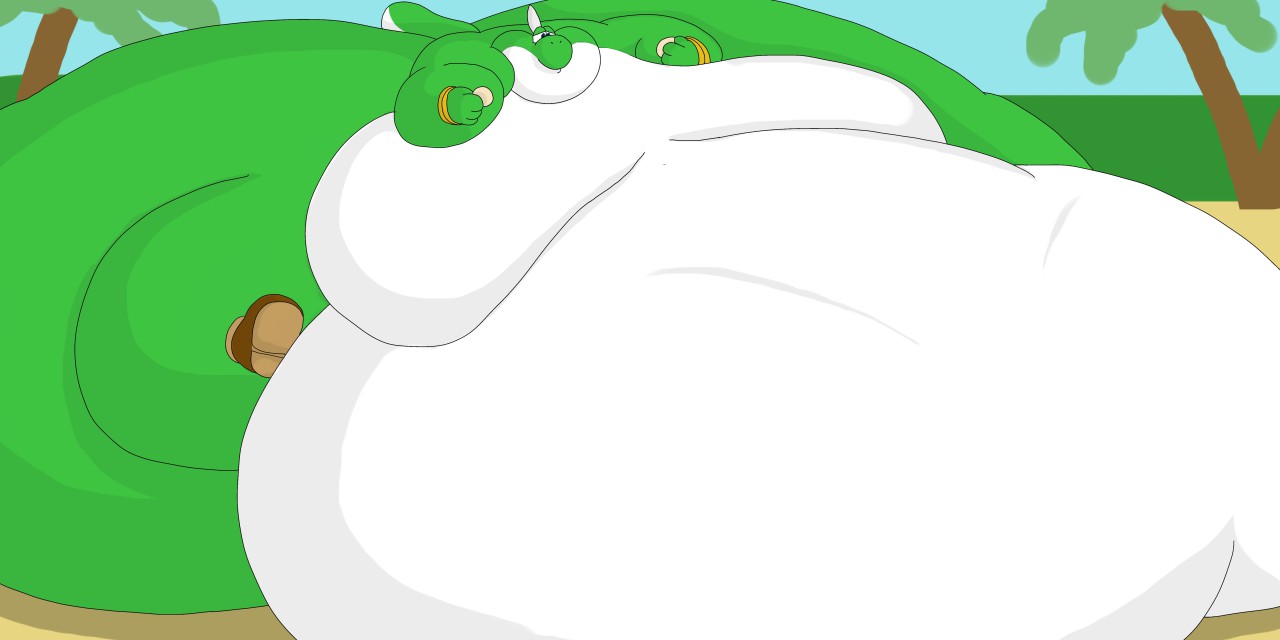 Yoshi Chief Eating Yoshi Cookies by BigWolf -- Fur Affinity [dot] net