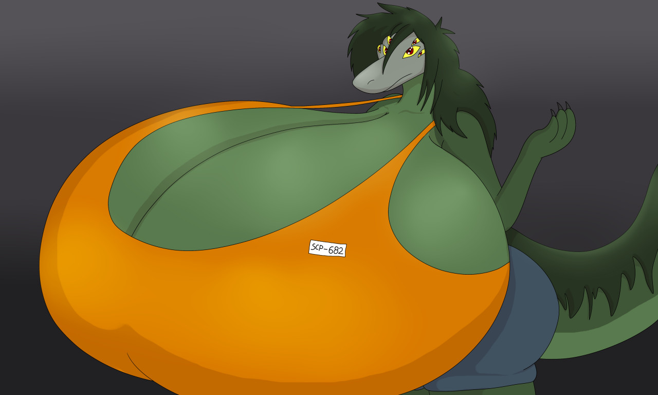 try being scp 682 size