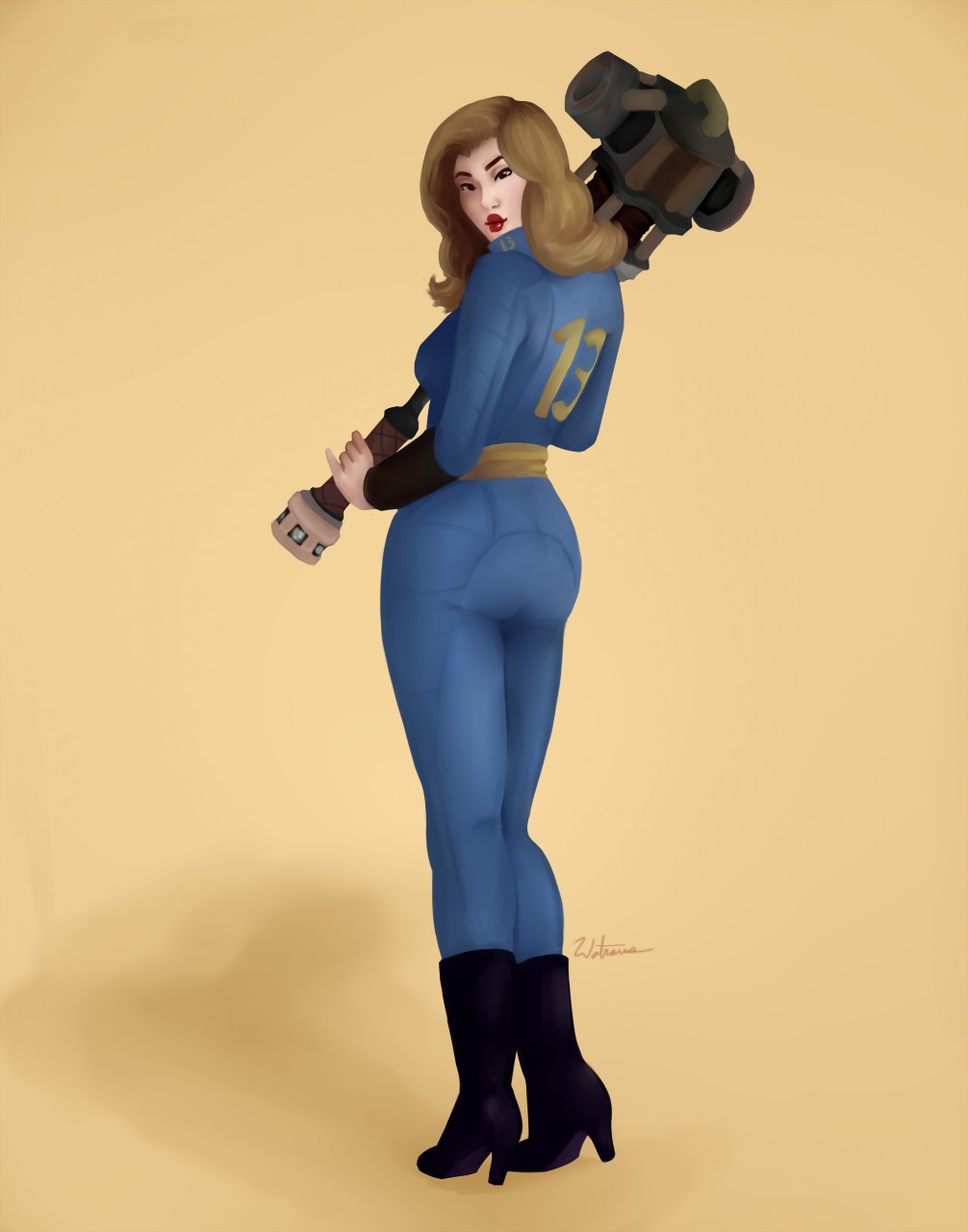 vault girl pin up