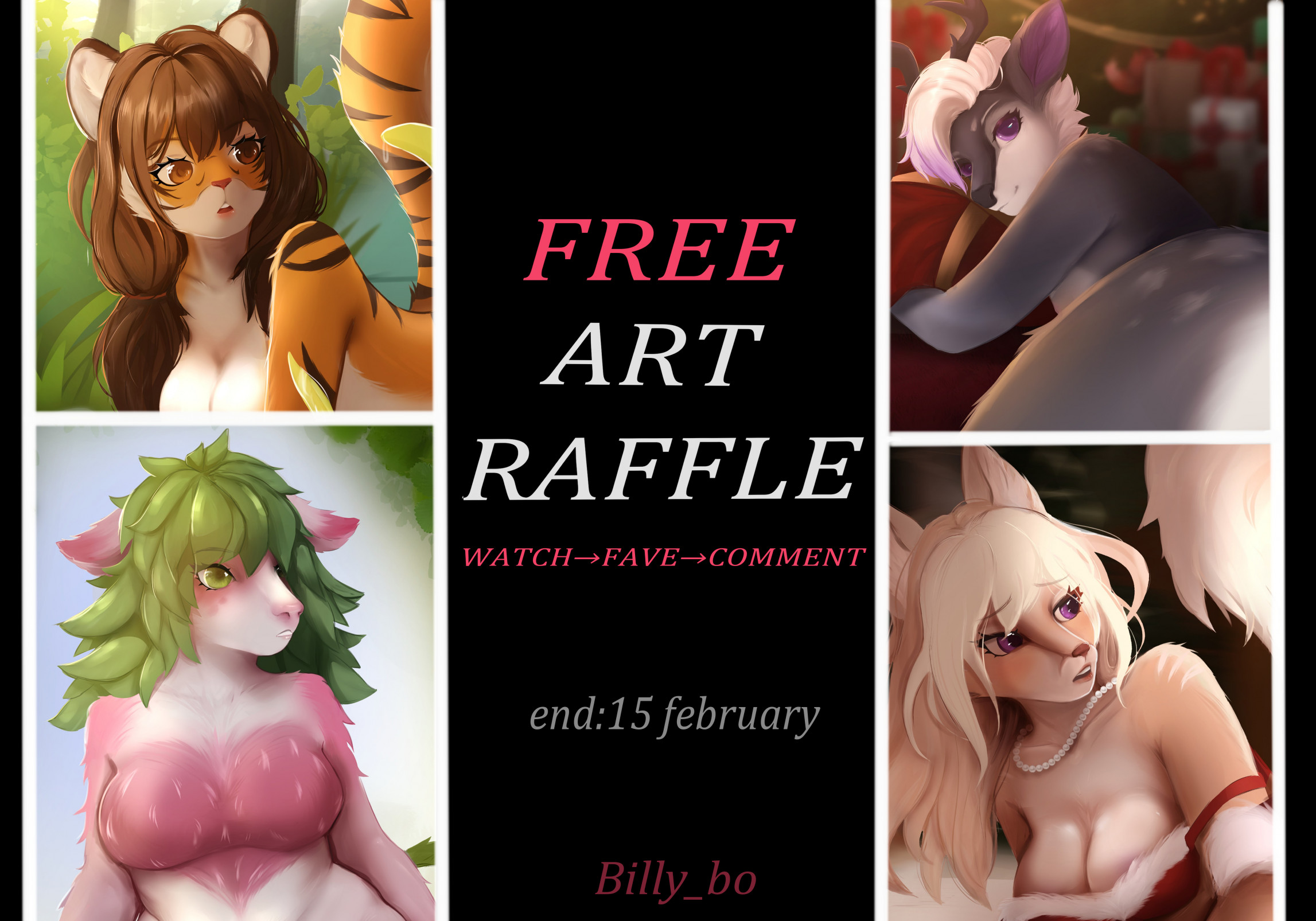 100 Followers FREE ART RAFFLE 🎁