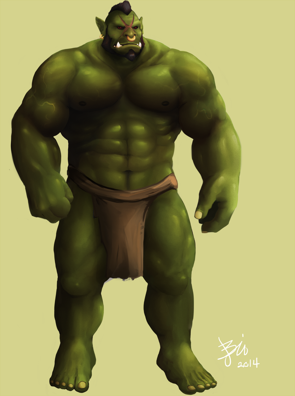 Thick, Ropey Orc Muscle