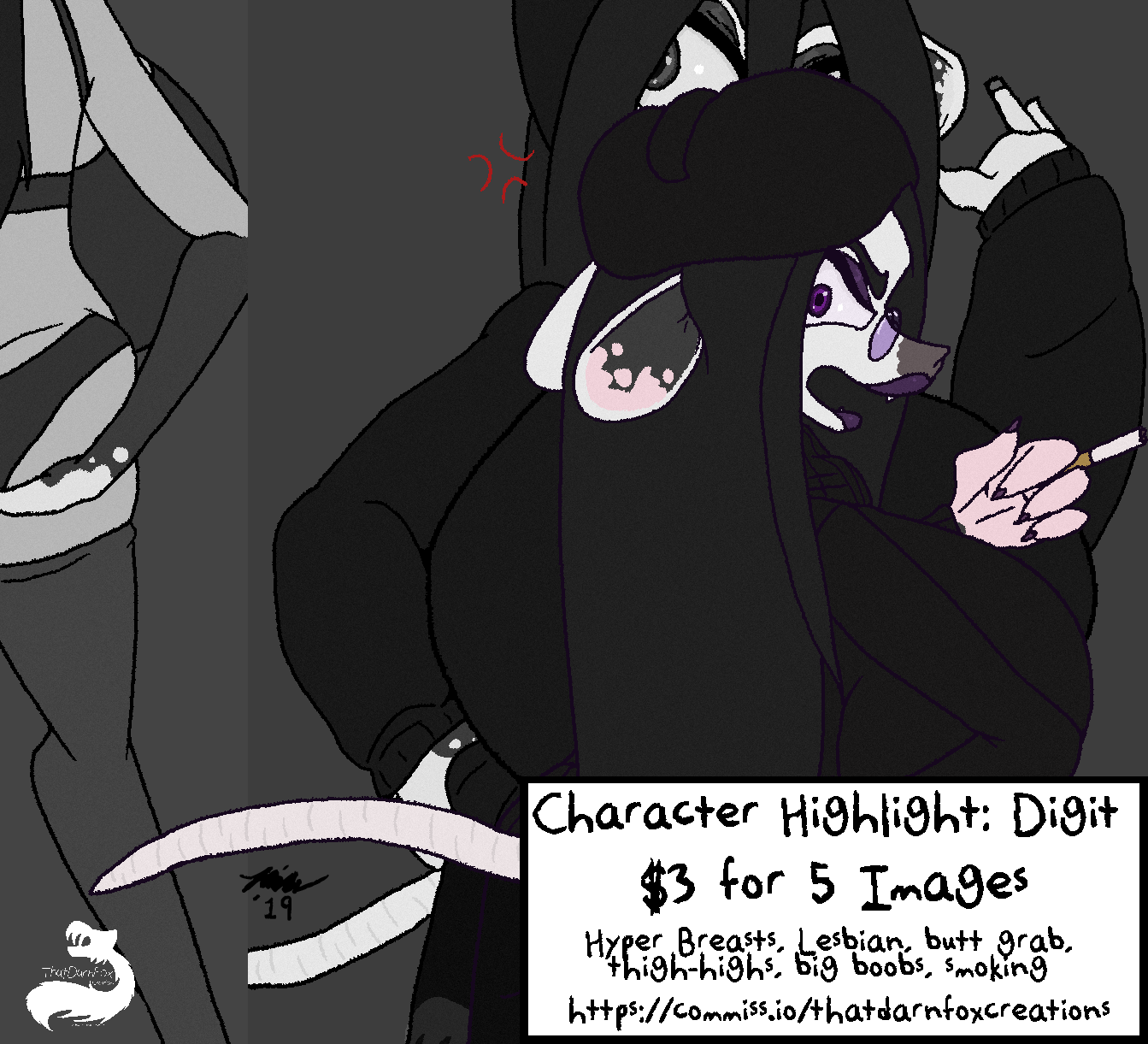 Fetish Character Highlight: Digit by BingFox -- Fur Affinity [dot] net