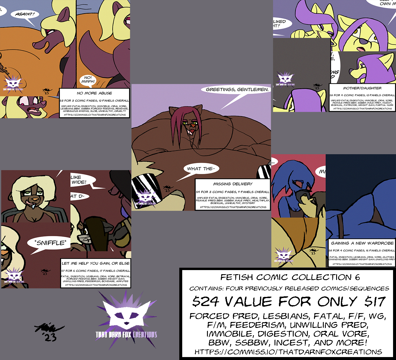 oral incest Fetish Comic Collection 6 by ThatDarnFox Creations -- Fur Affinity [dot] net