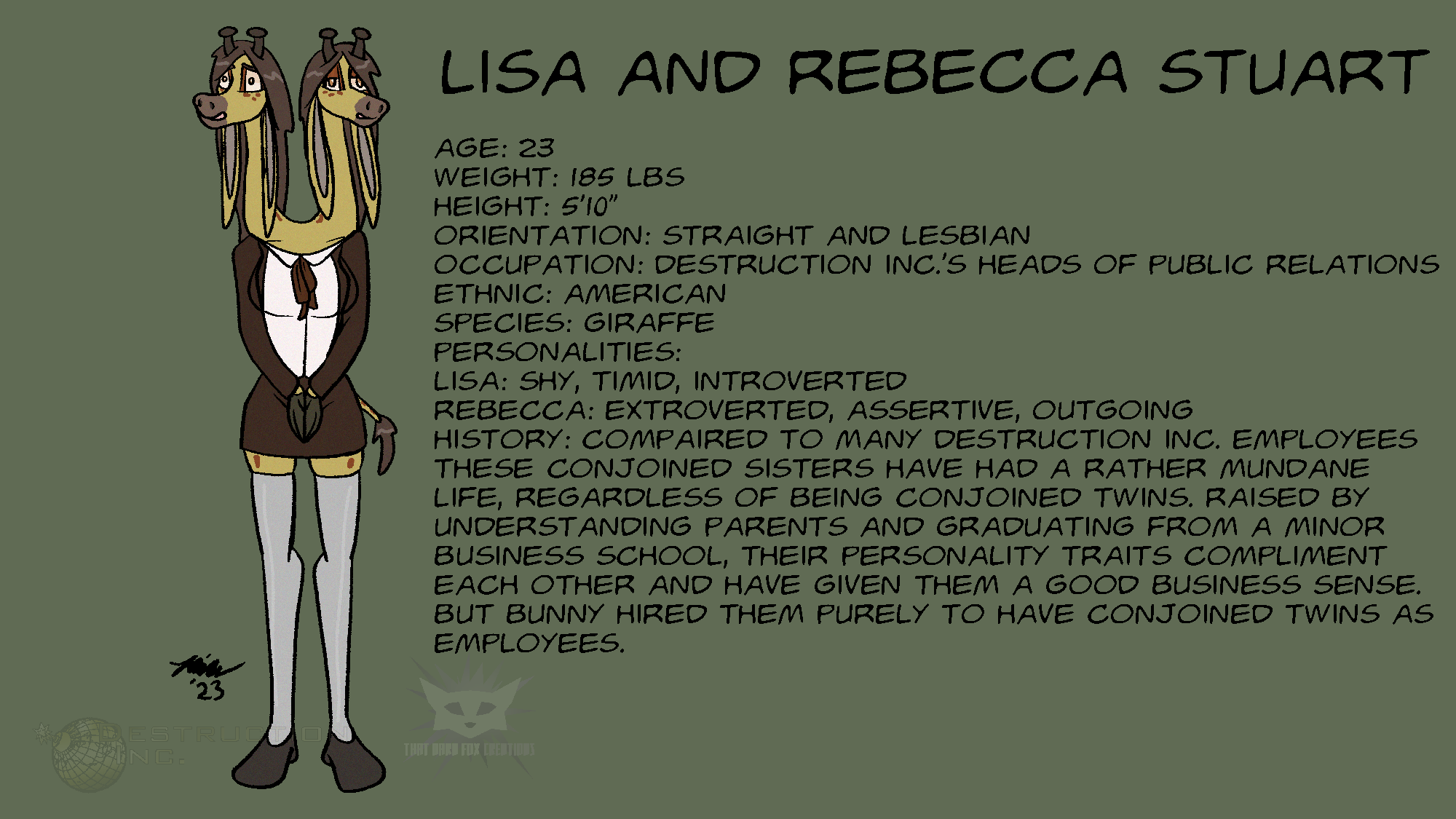 Lisa And Rebecca Stuart Bio By BingFox -- Fur Affinity [Dot] Net