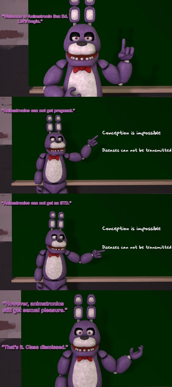 Bonnie Teaches Animatronic Sex Ed by BinocsZoomX10  Fur Affinity  