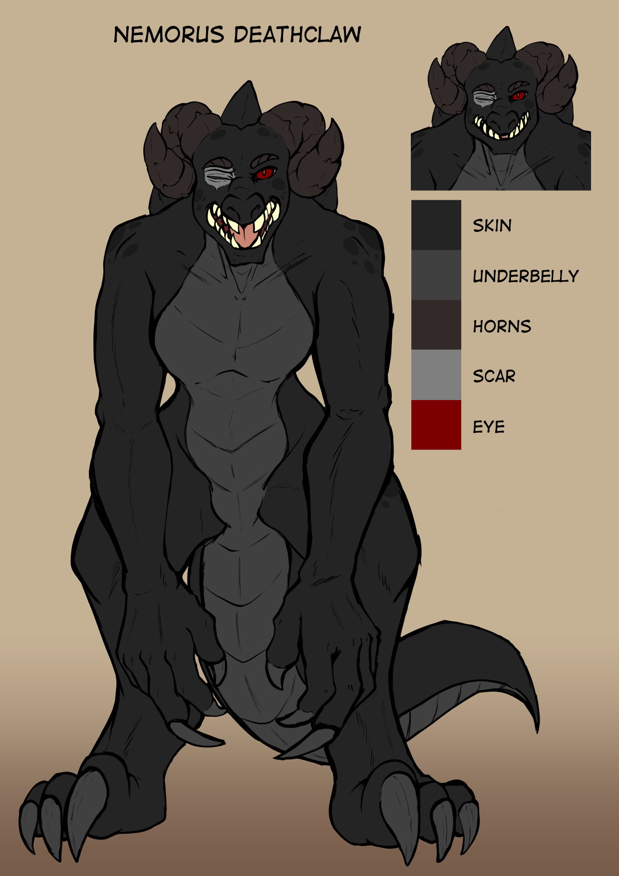 Nemarous ref sheet by biobasher -- Fur Affinity [dot] net