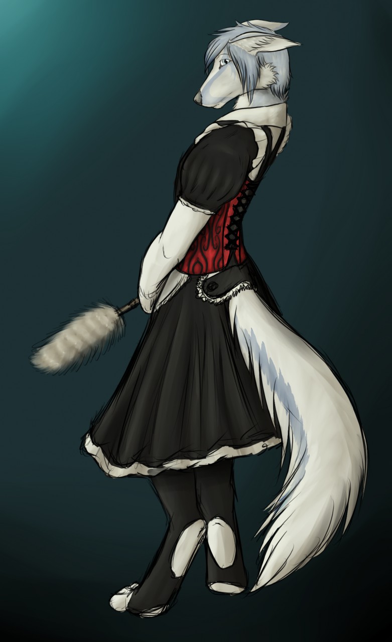 French Maid Fox by BisonBull92 -- Fur Affinity [dot] net