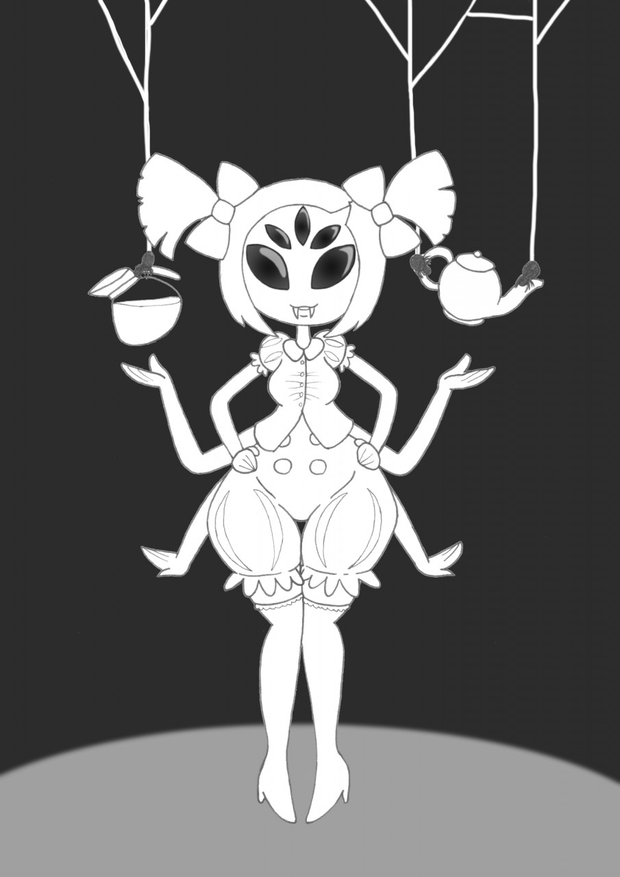 Muffet - service with a smile [Unfinished] by Bitsmall -- Fur Affinity  [dot] net