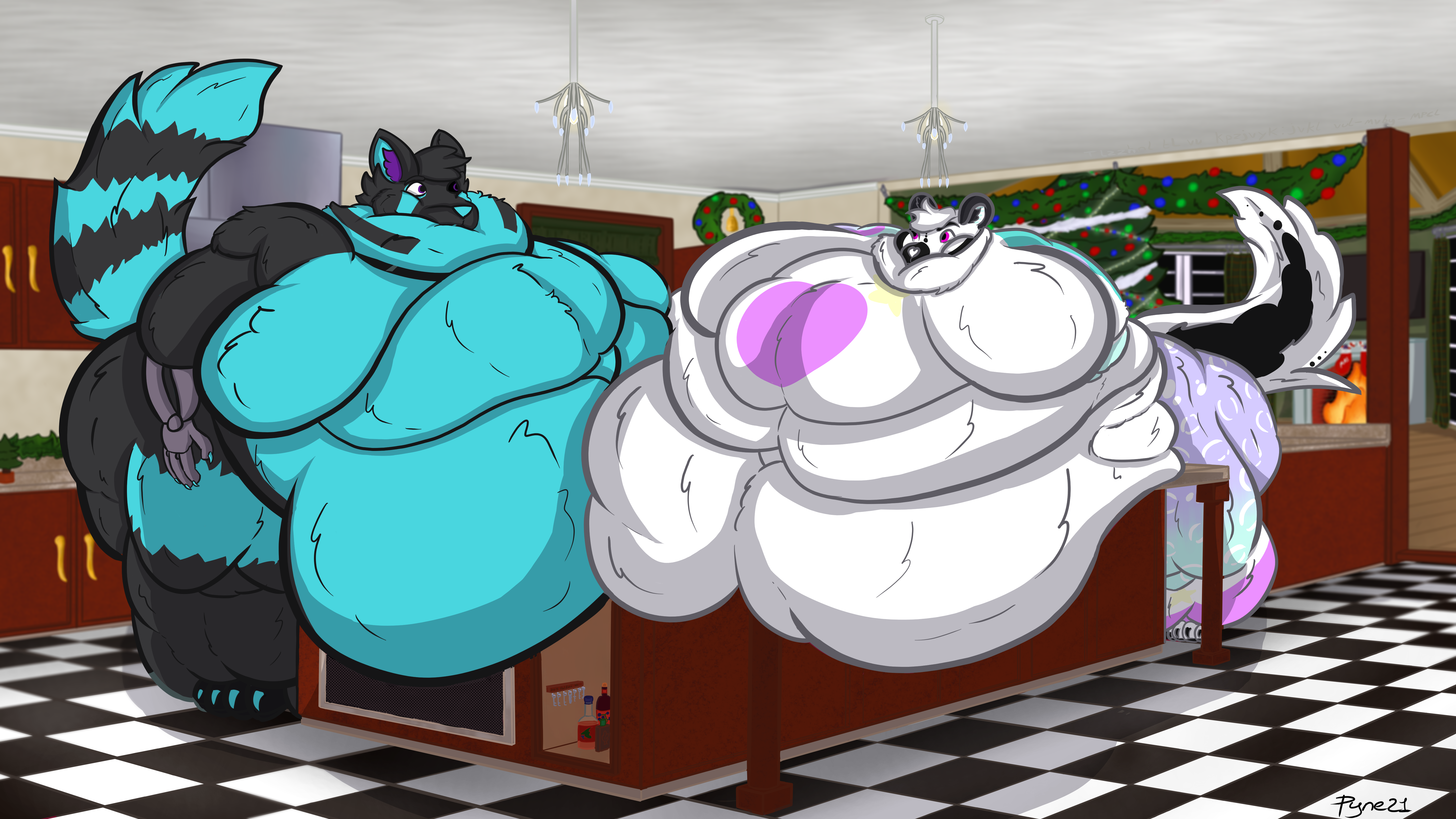 Fat season (sfw) by Bizzareraccoon -- Fur Affinity [dot] net