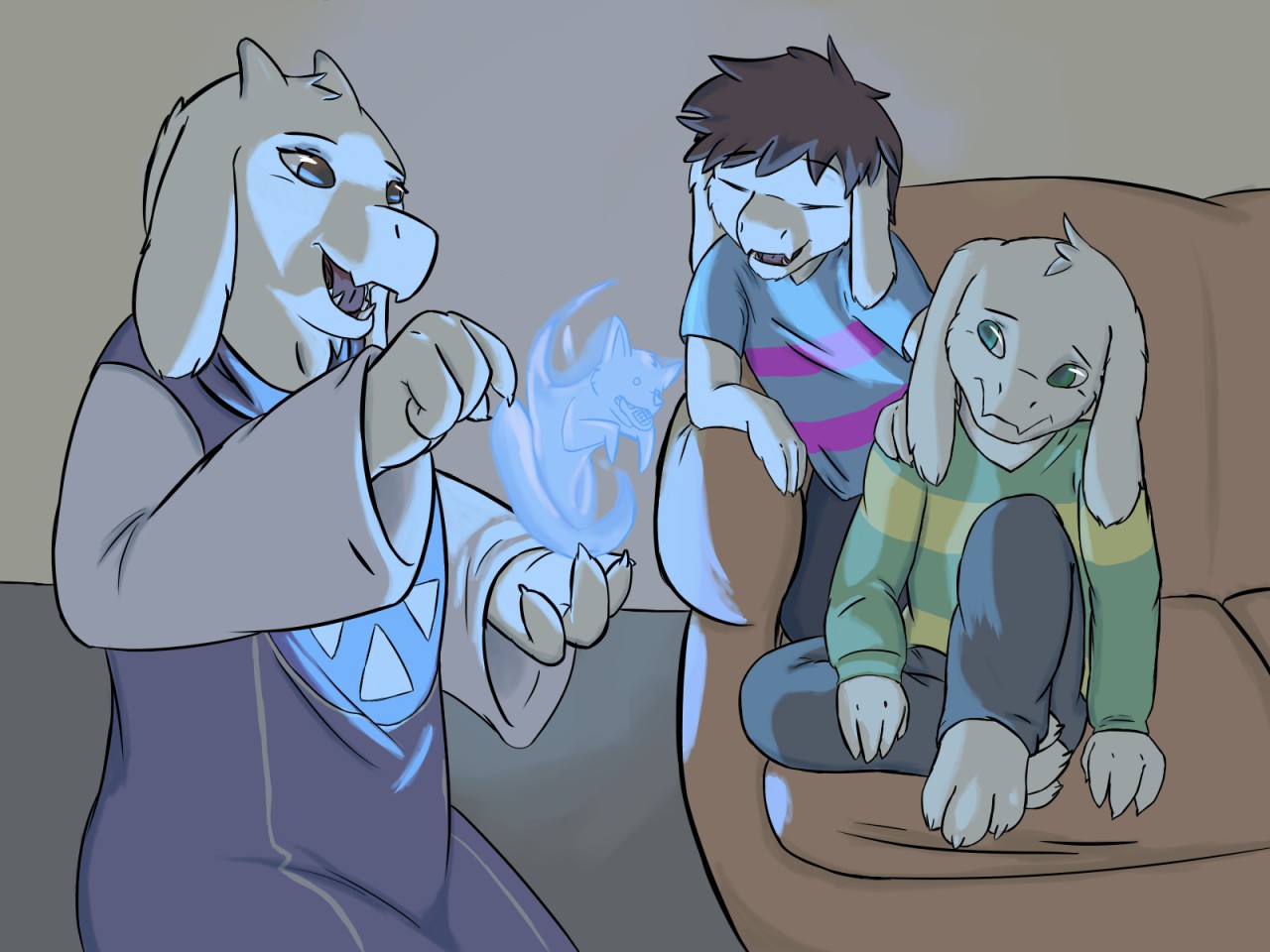 Undertale] Toriel tells a story with MAGIC! by Black-fox14 -- Fur Affinity  [dot] net