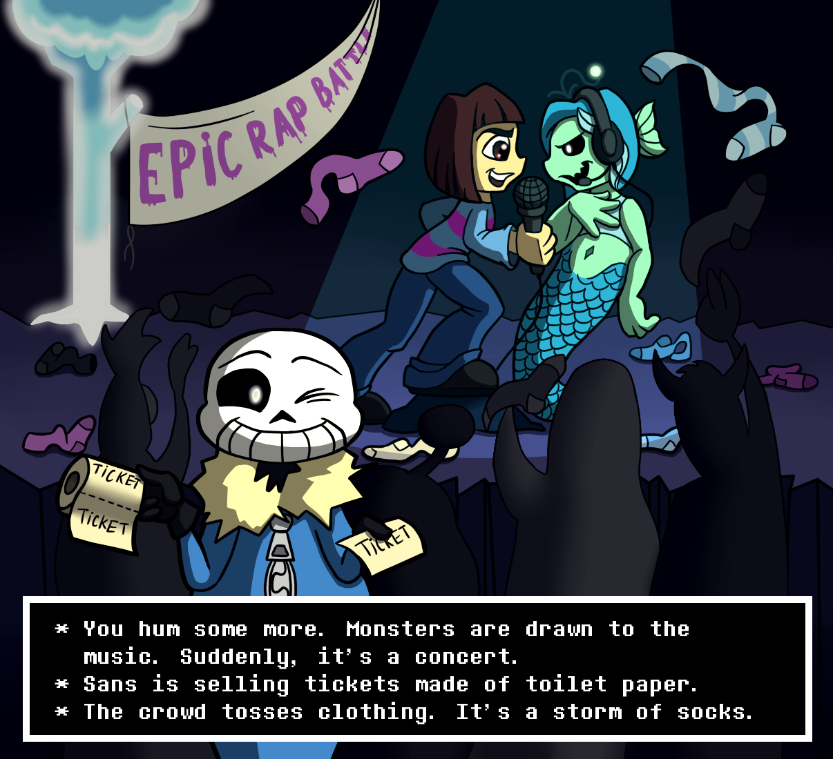 Undertale Characters by Black-Nocturne -- Fur Affinity [dot] net