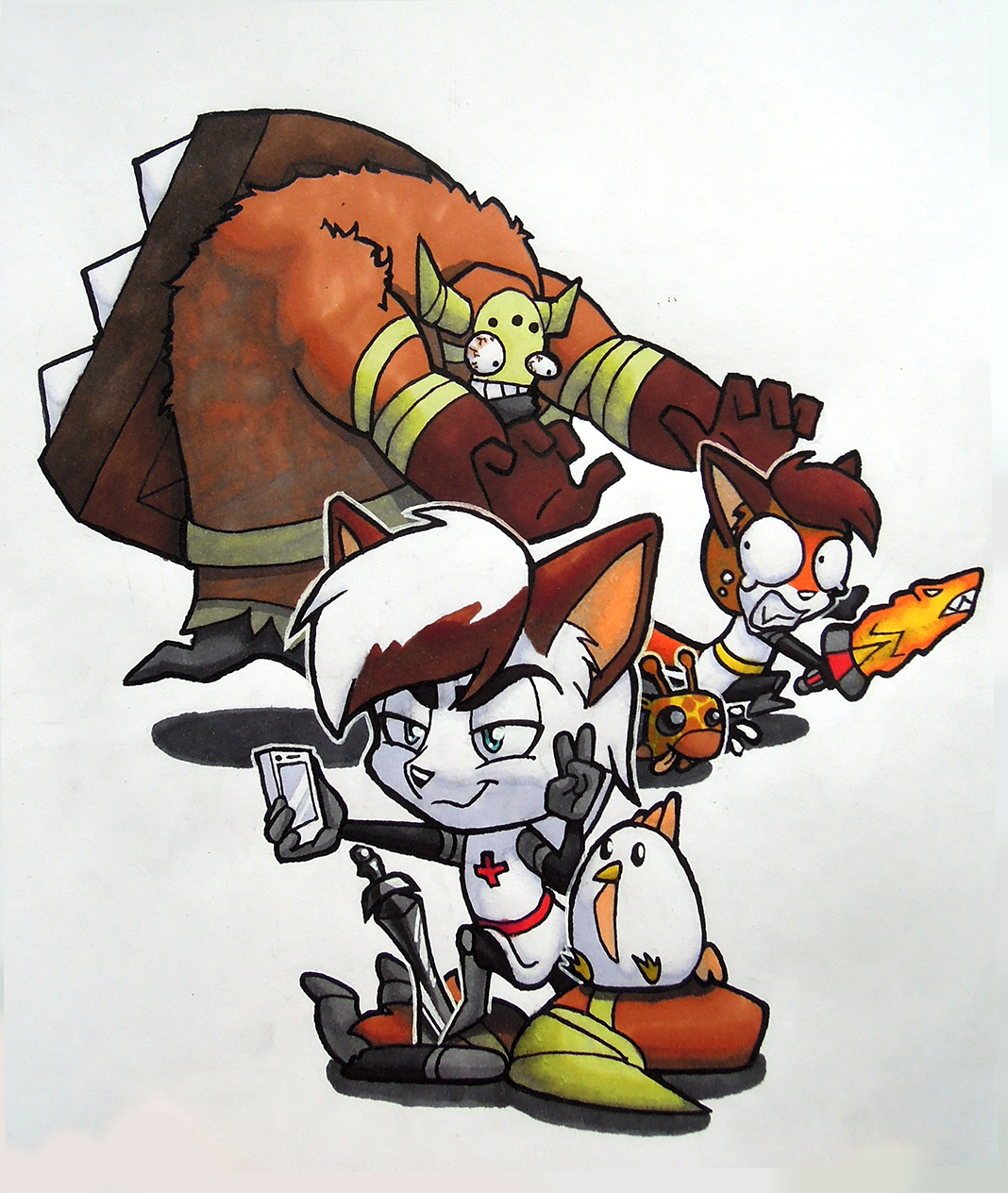 Custom Castle Crashers character by LazyCube on Newgrounds