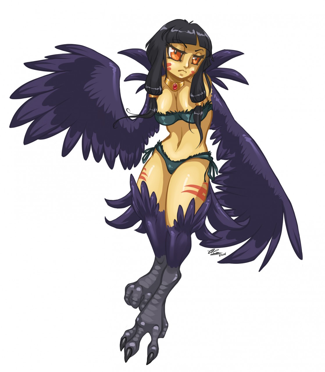 Monster Girl Collection: Harpy by BlackDahlia -- Fur Affinity [dot] net