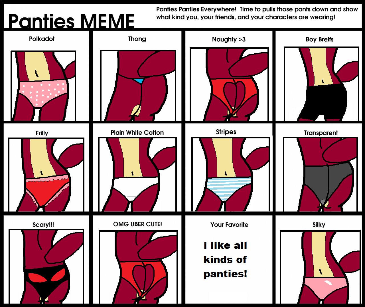 Panties meme by Blackevil915 -- Fur Affinity [dot] net