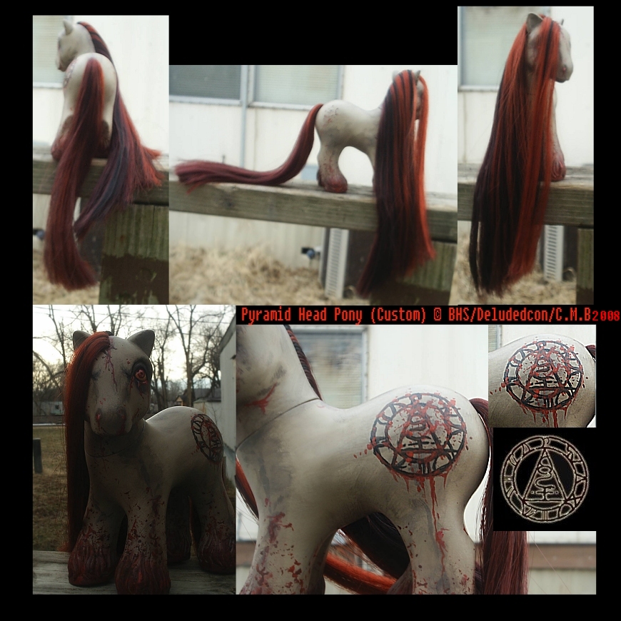 Pyramid Head Pony Custom photo3 by BlackHeartSpiral -- Fur