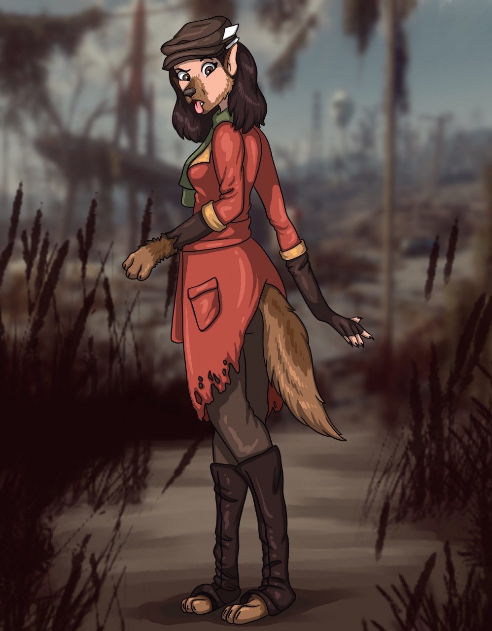 Piper Wright German Shepherd -Commission- by BlackSheepTFs -- Fur Affinity  [dot] net