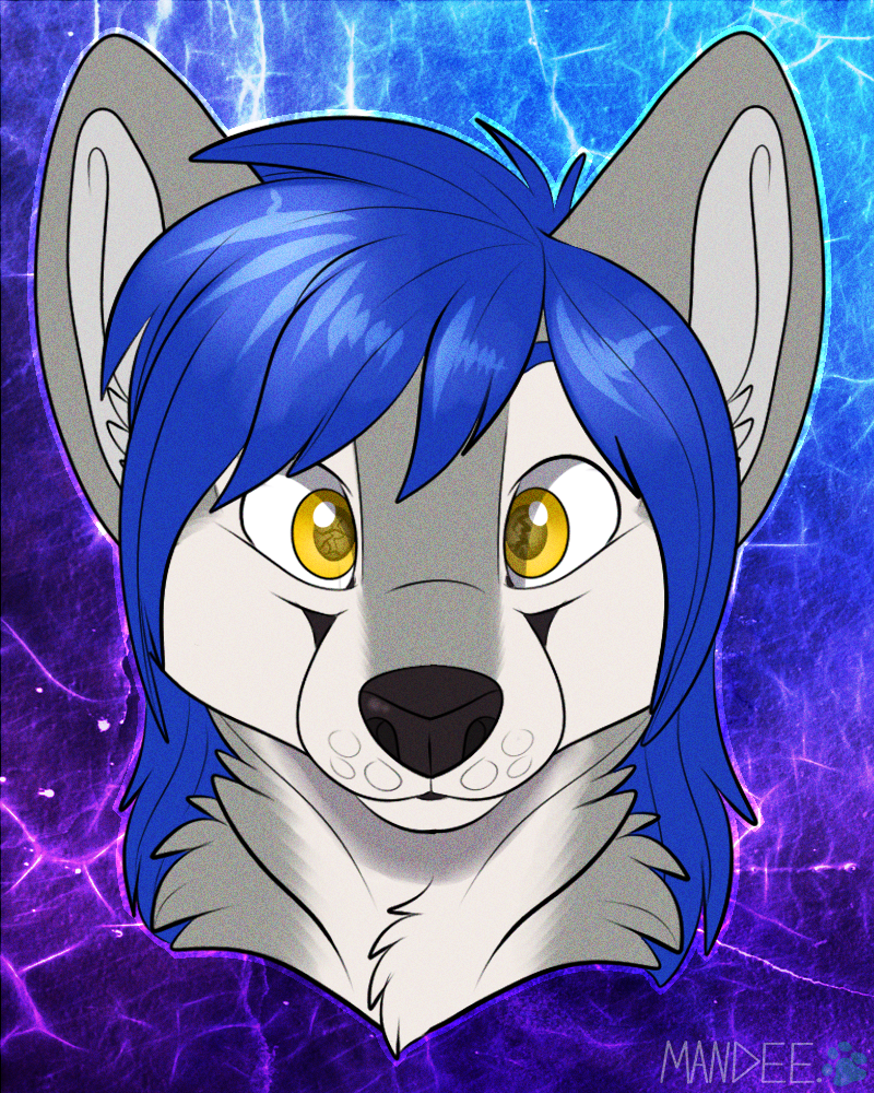 Bladewolf Headshot by Mandee by Bladewolf -- Fur Affinity [dot] net