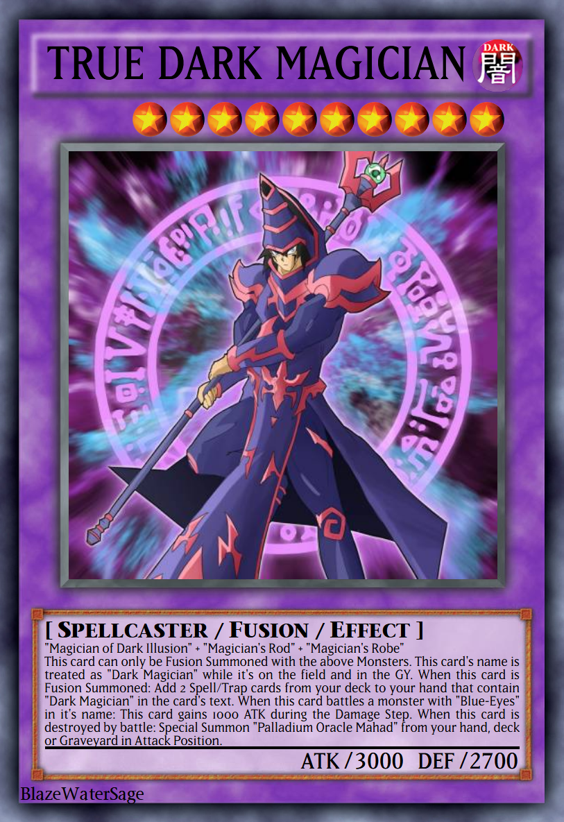 [C.C #4] True Dark Magician by Blaze_Water_Sage -- Fur Affinity [dot] net