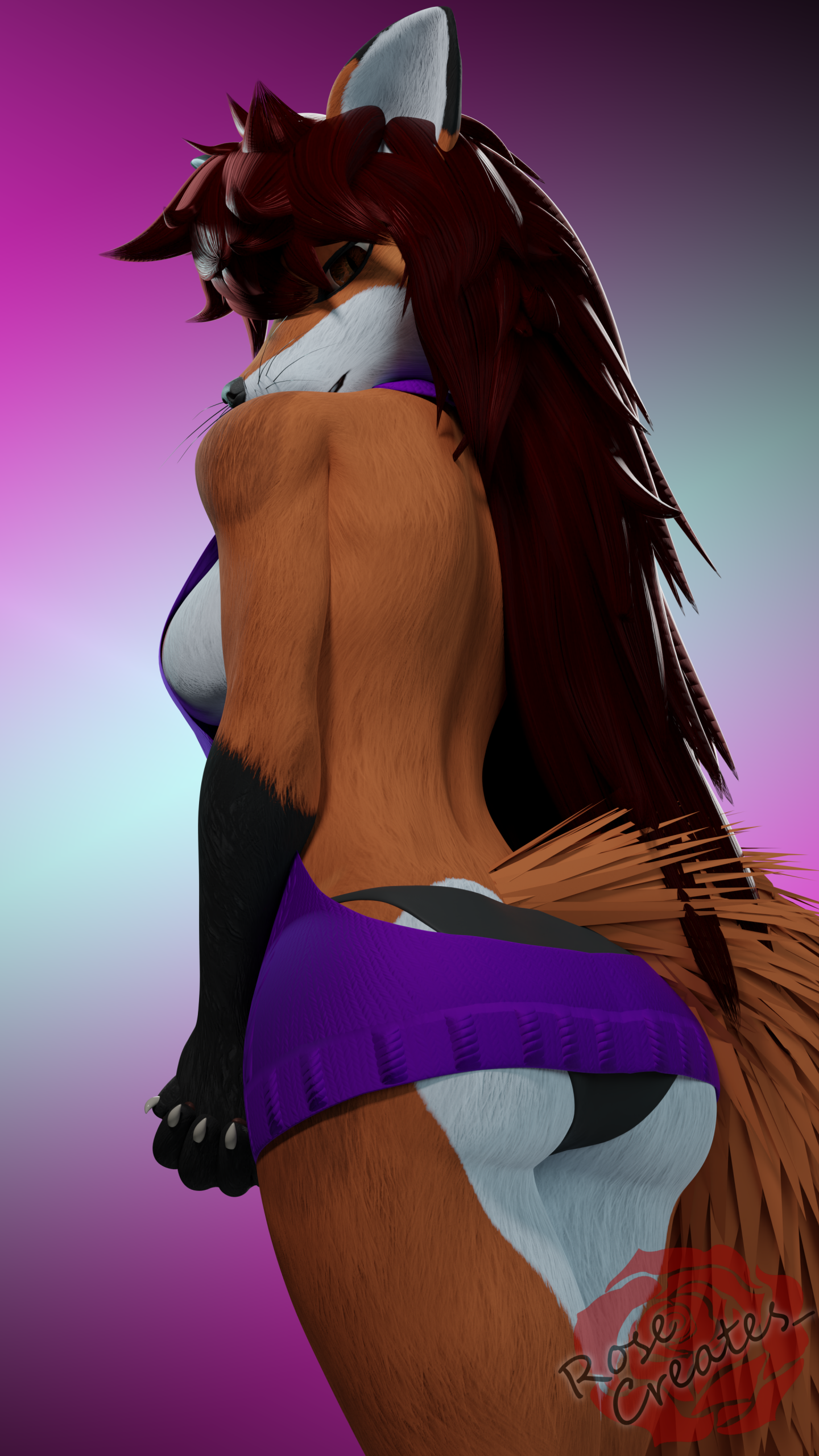 A Foxy Tease~ by Blaziken_Flame -- Fur Affinity [dot] net