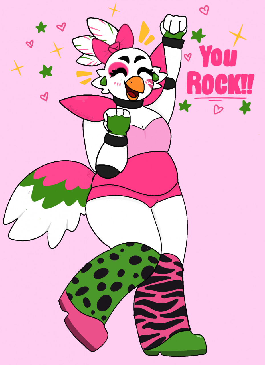 Rockstar Chica! by Bleukaiju -- Fur Affinity [dot] net