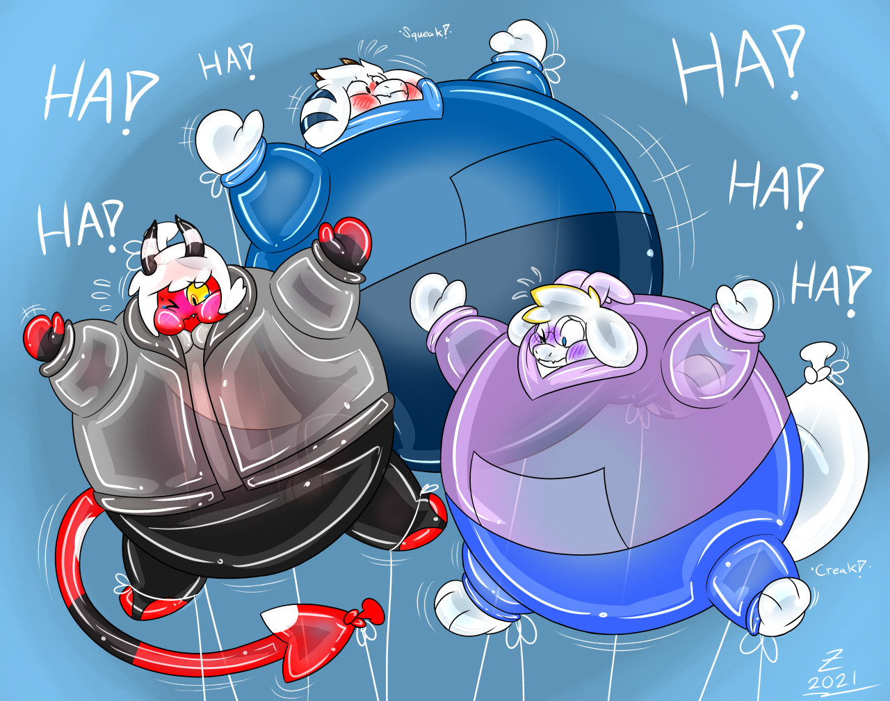 3/4) some balloons for the party 🎈 🎈 🎈 by IlmentoslI -- Fur Affinity  [dot] net