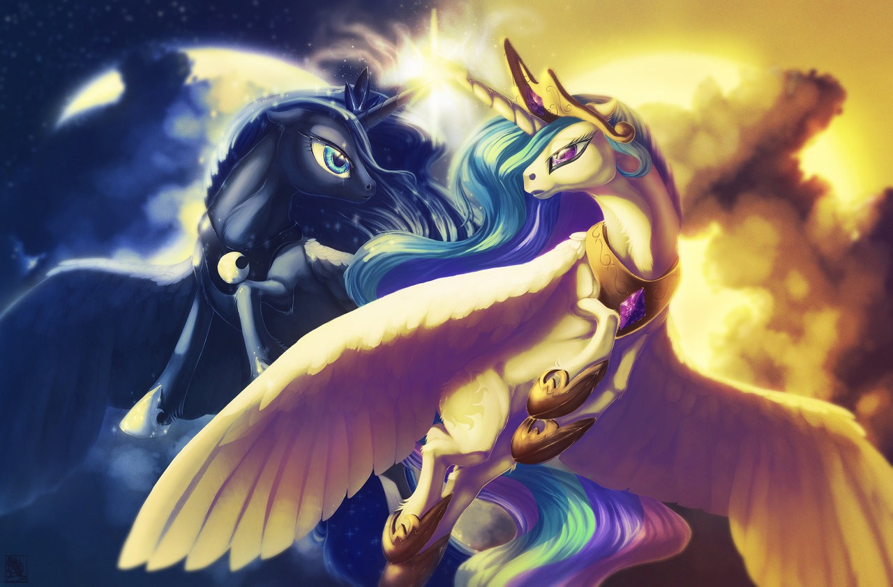 MLP: Eternal Dance of Dark and Light by Bloodsoaked -- Fur Affinity [dot]  net