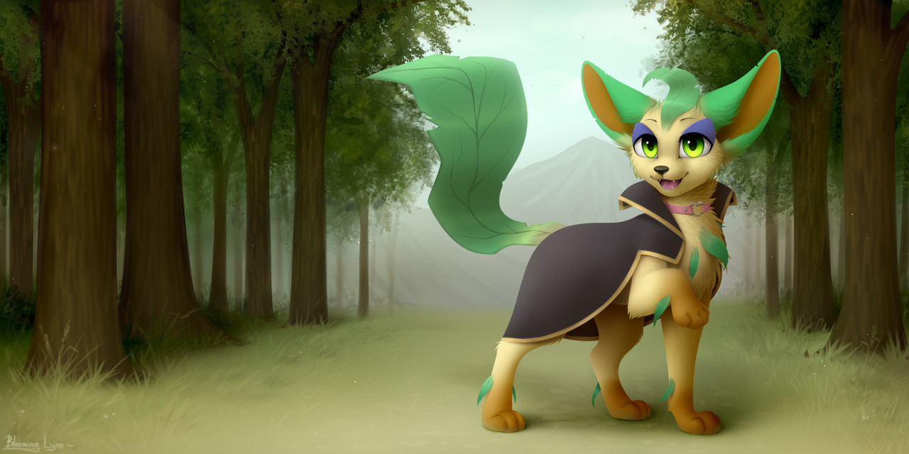 General. leafeon. forest. 