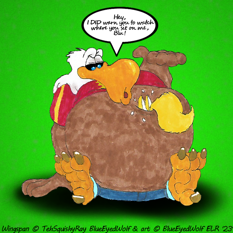 Sinking into an Eagle's Belly Button by BlueEyedWolf -- Fur Affinity [dot]  net