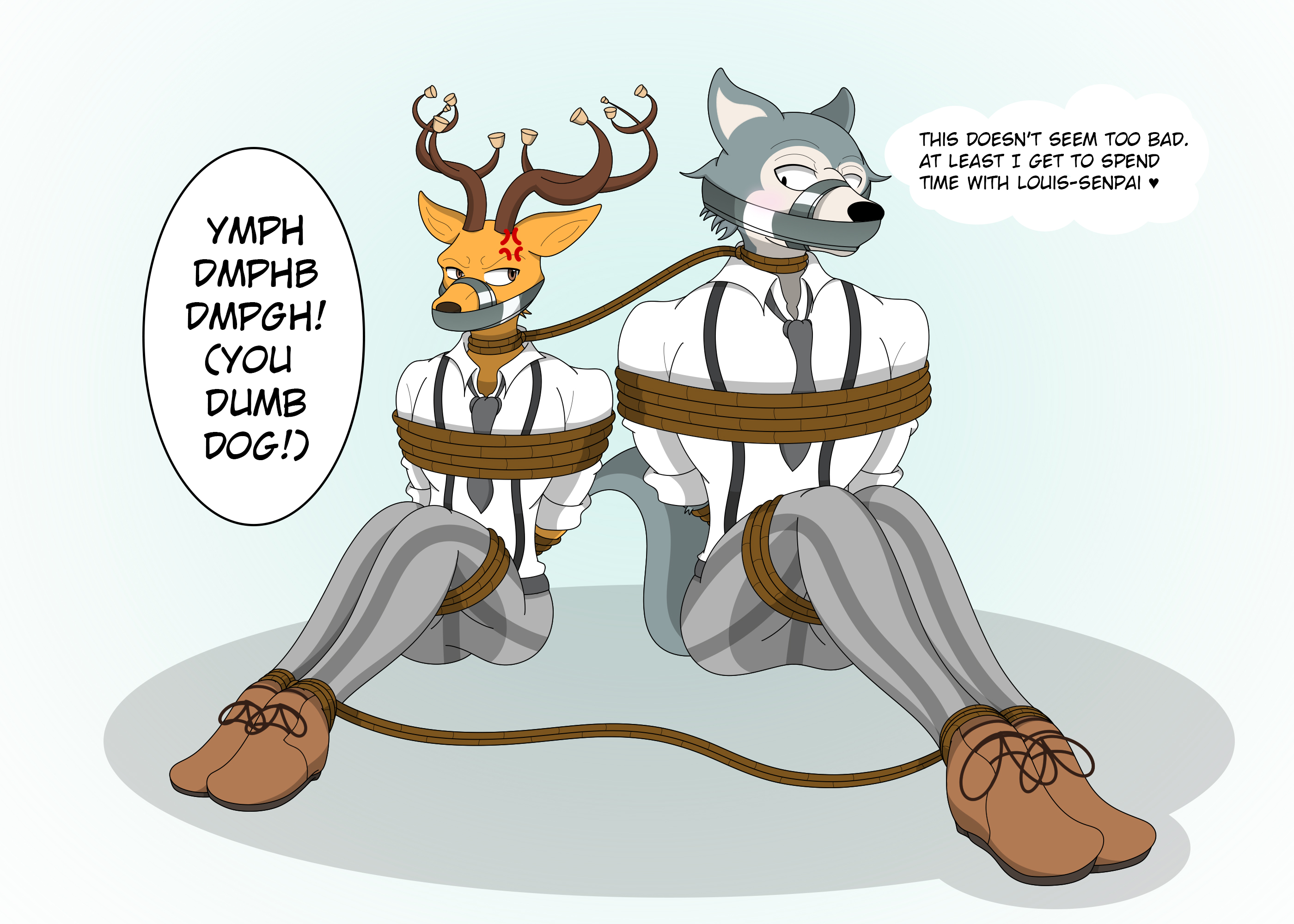 Otcp A Carnivore A Herbivore Captured Legosi X Louis By Bluefluff Fur Affinity Dot Net