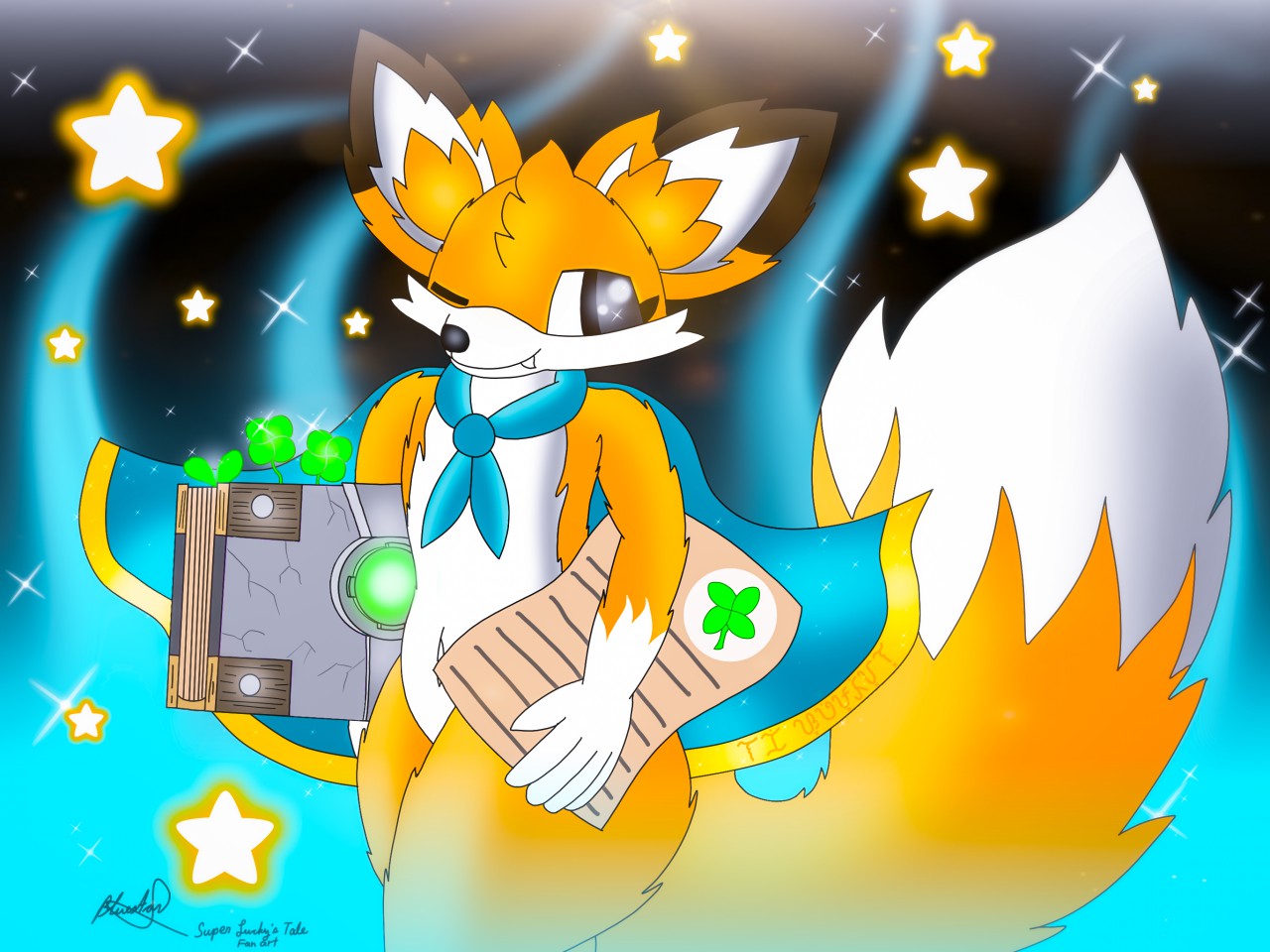 Lucky Swiftail From Super Lucky S Tale By Blue Galaxia 8 Fur Affinity Dot Net