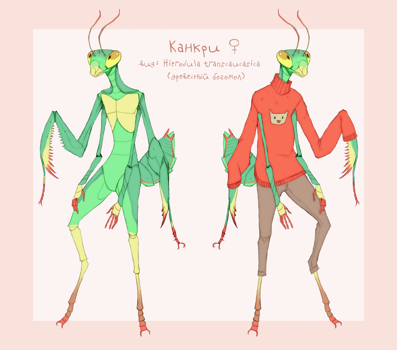 Mantis Kwite by Beachaire -- Fur Affinity [dot] net