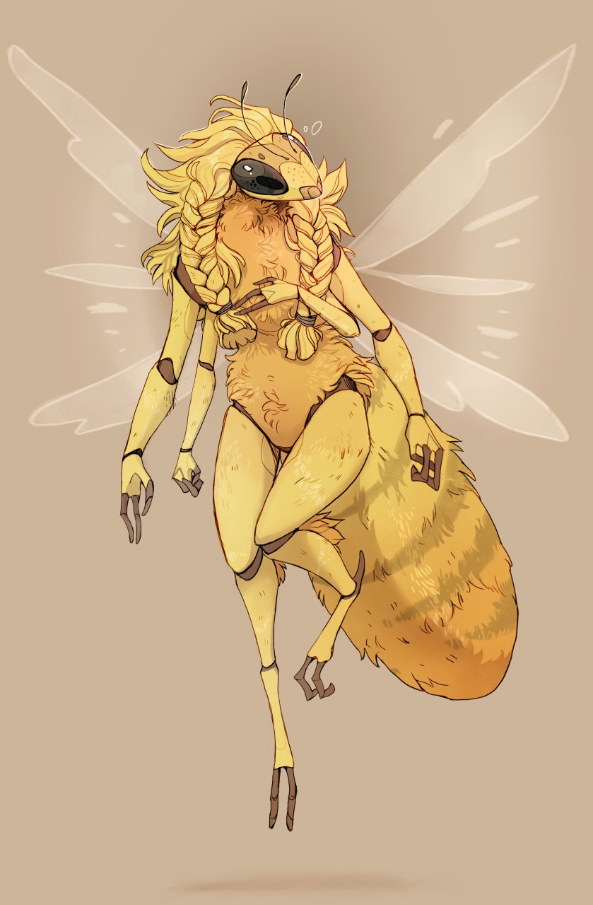 Фурри пчела Королева