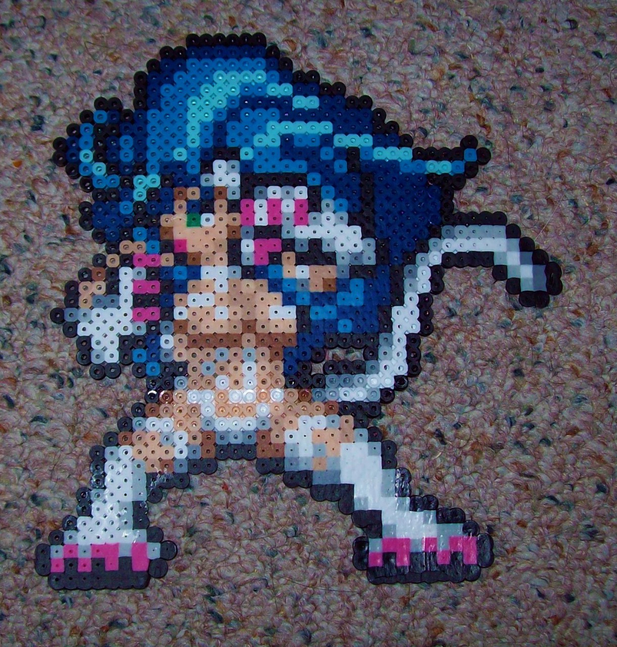 Felicia from Darkstalkers Perler by BlueQuestion15 -- Fur Affinity [dot] net